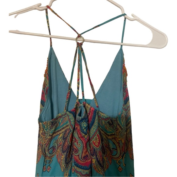 Hale Bob Beaded Spaghetti Strap Maxi Dress XS - Picture 4 of 7